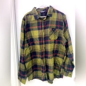 Like New Alpine Design Tall Plaid Flannel Button Up Long Sleeve Shirt